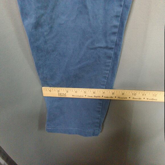 Peter Millar Pants Mens 34x31 Blue Chino Hemmed Stretch 5 Pocket - Picture 8 of 11